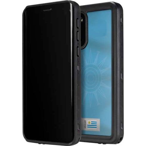 Uruguay Soccer Flag Galaxy S20 Waterproof Case